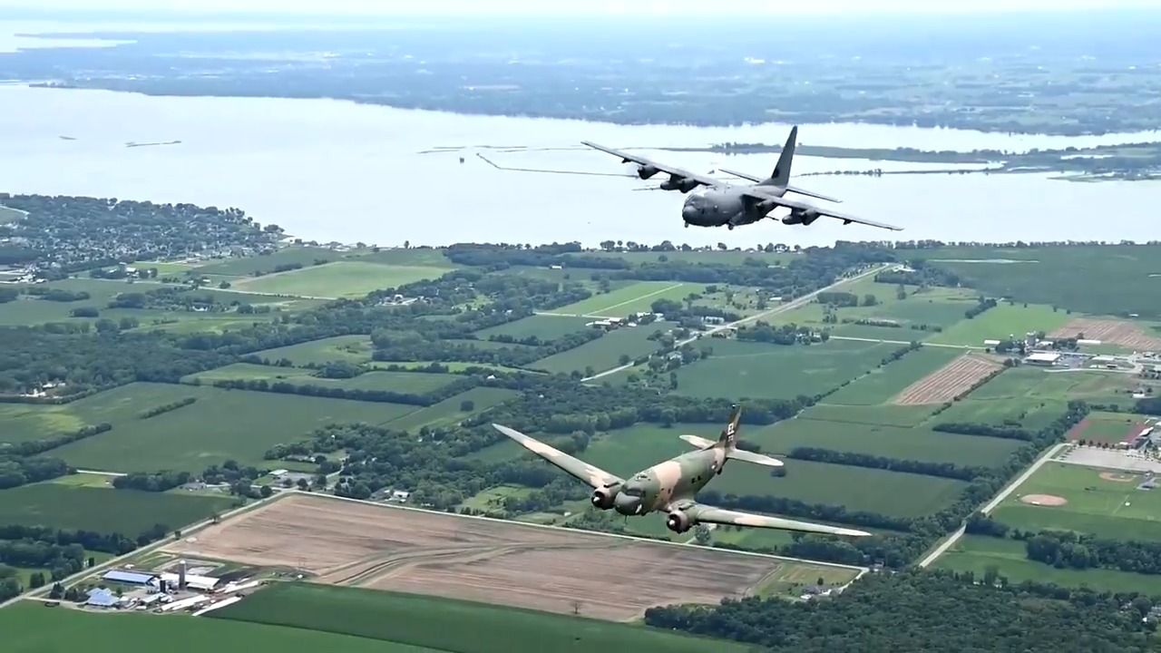 AC-47 Spooky, AC-130J Ghostrider Perform Gunship Legacy Flight