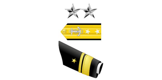 Rear Admiral Upper Half insignia